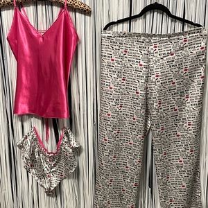 Frederick’s of Hollywood Satin Pajamas